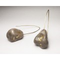 Pebble long earrings /Without Norms