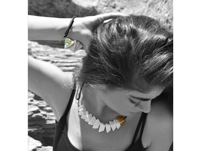  "Fishbone" necklace Betty Vakali
