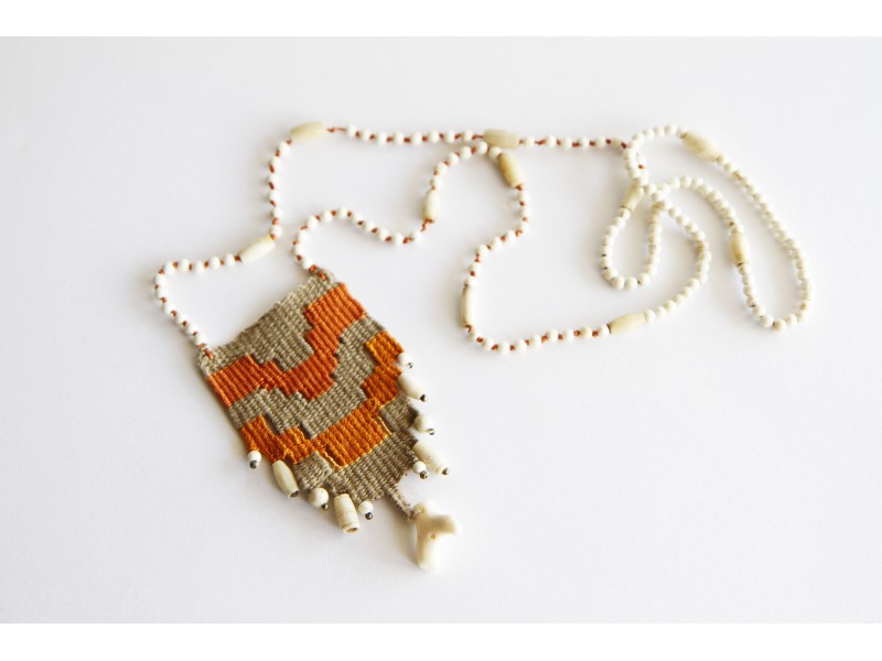 Handwoven talisman Orange