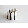 Handwoven bracelet black and white