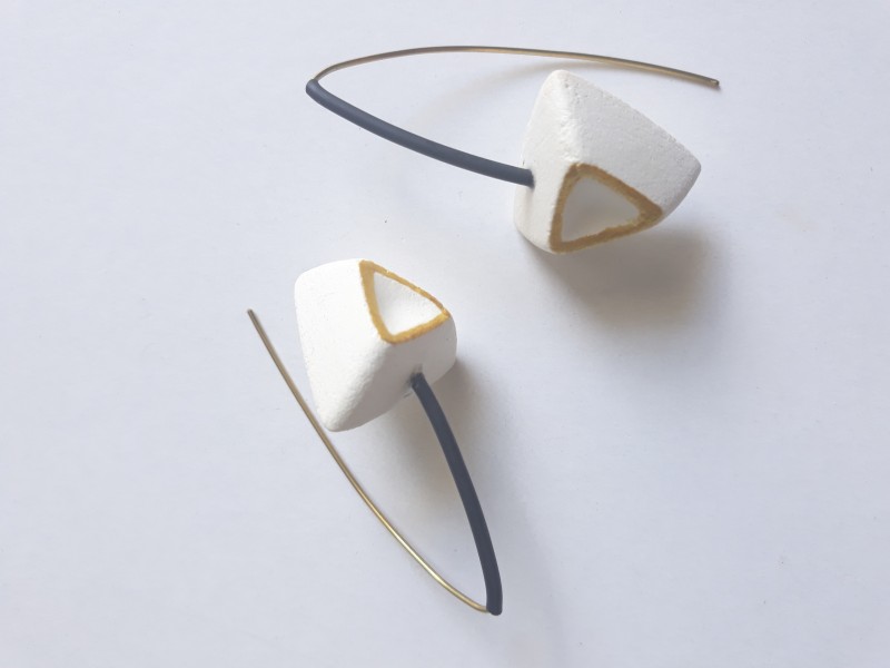  "Fishbone" element earrings