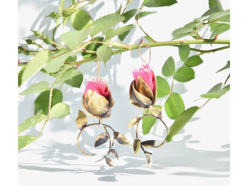 "Rose Buds" Earrings