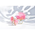 Earrings "silkworms"