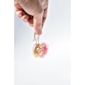Earrings "silkworms"