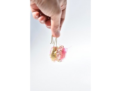 Earrings "silkworms" Annamaria Pavone