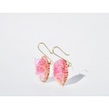 Earrings "silkworms"